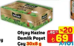 OFÇAY HAZİNE DEMLİK POŞET ÇAY 30X8 G OFÇAY HAZİNE DEMLİK POŞET ÇAY 30X8 G